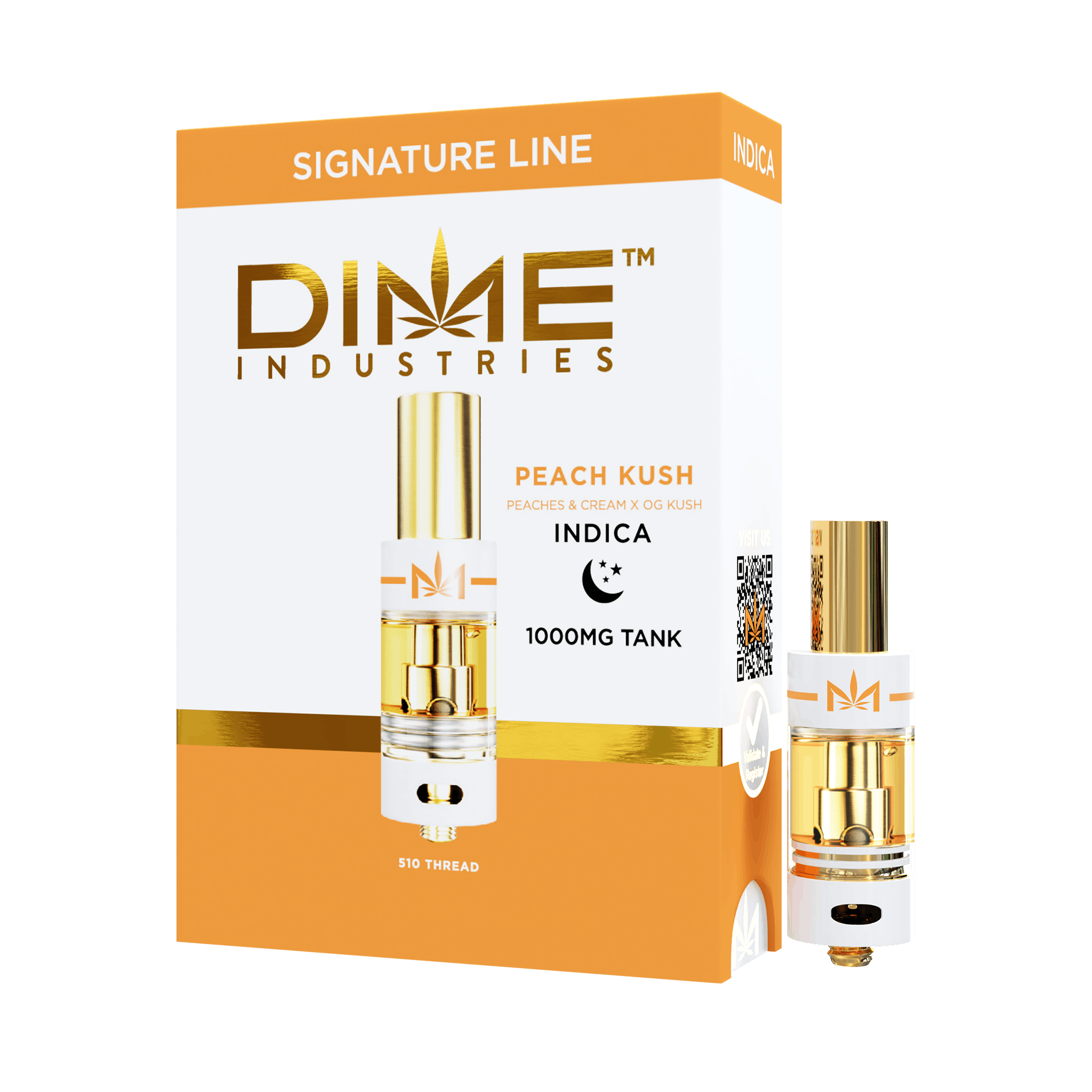 Dime Industries Dime Industries - Peach Kush Signature Line 1000MG
