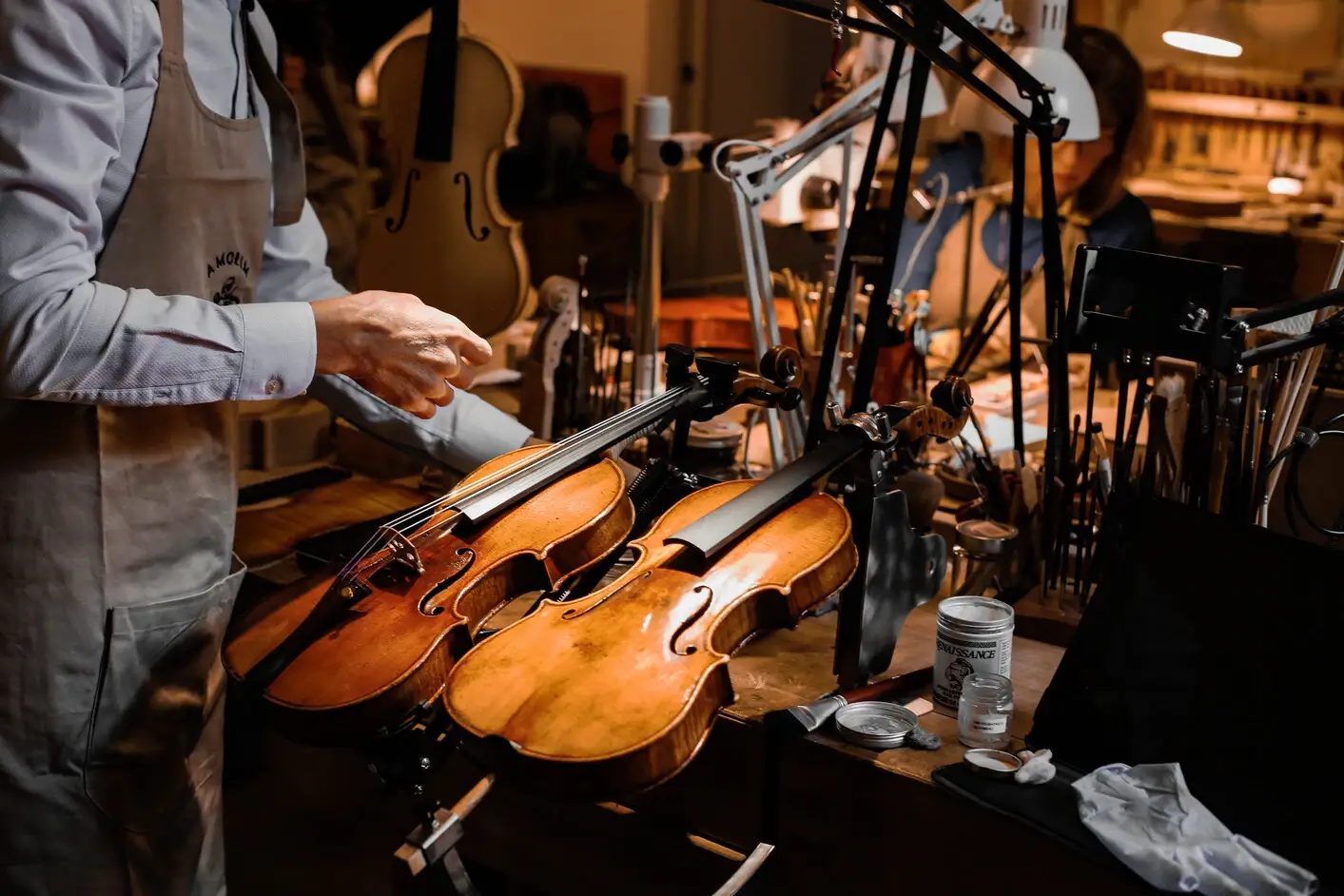 luiz amorim workshop violins. Cremona Violins
