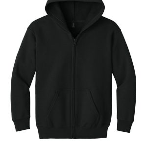 Gildan Youth Heavy Blend Full-Zip Hooded Sweatshirt. 18600B