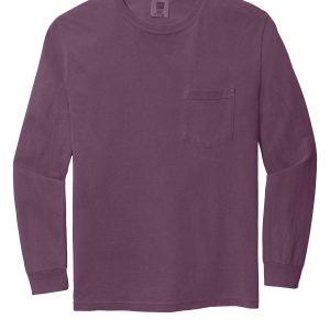 COMFORT COLORS Heavyweight Ring Spun Long Sleeve Pocket Tee. 4410