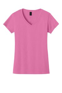Gildan Women's Heavy Cotton 100% Cotton V-Neck T-Shirt. 5V00L