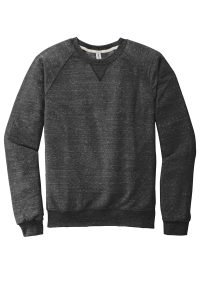 Jerzees Snow Heather French Terry Raglan Crew 91M