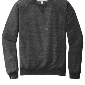 Jerzees Snow Heather French Terry Raglan Crew 91M