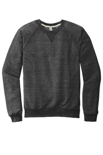 Jerzees Snow Heather French Terry Raglan Crew 91M