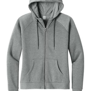 Allmade Women's Organic CVC Fleece Full-Zip Hoodie AL5003