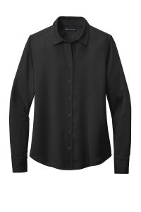 Brooks Brothers Women's Full-Button Satin Blouse BB18007