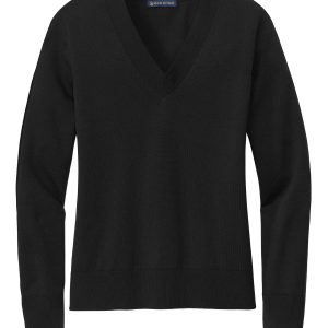 Brooks Brothers Women's Cotton Stretch V-Neck Sweater BB18401