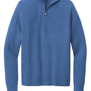 Brooks Brothers Cotton Stretch 1/4-Zip Sweater BB18402