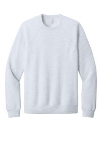 BELLA+CANVAS Unisex Sponge Fleece Raglan Sweatshirt. BC3901