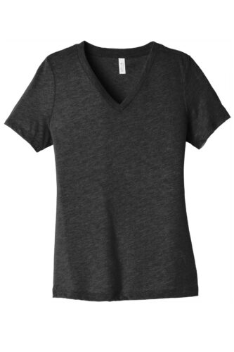 DISCONTINUED BELLA+CANVAS Women's Relaxed Triblend V-Neck Tee BC6415