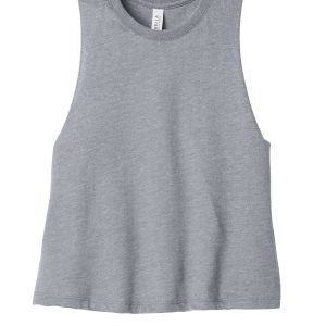 BELLA+CANVAS Women's Racerback Cropped Tank. BC6682