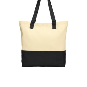 Port Authority Colorblock Cotton Tote. BG414