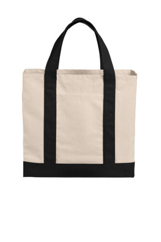 Port Authority Cotton Canvas Two-Tone Tote BG429