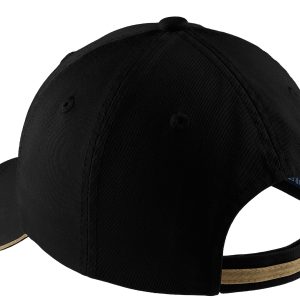 Port Authority Sandwich Bill Cap with Striped Closure. C830