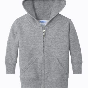 Port & Co Infant Core Fleece Full-Zip Hooded Sweatshirt. CAR78IZH