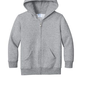 Port & Co Toddler Core Fleece Full-Zip Hooded Sweatshirt. CAR78TZH