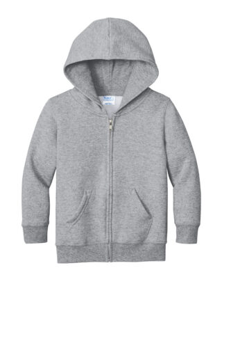 Port & Co Toddler Core Fleece Full-Zip Hooded Sweatshirt. CAR78TZH
