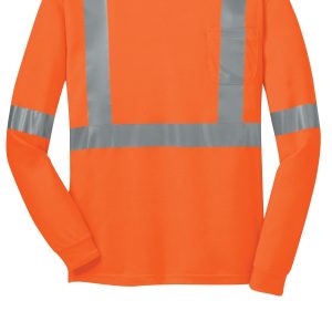 CornerStone ANSI 107 Class 2 Long Sleeve Safety T-Shirt. CS401LS