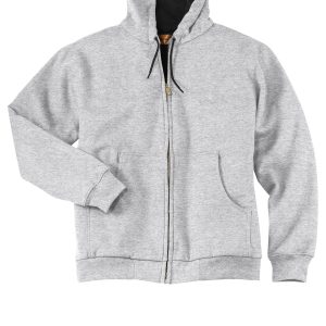 CornerStone - Heavyweight Full-Zip Hooded Sweatshirt with Thermal Lining. CS620