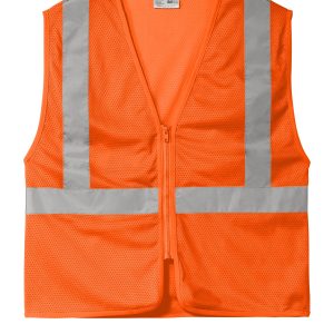 CornerStone ANSI 107 Class 2 Economy Mesh Zippered Vest. CSV101