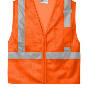 CornerStone ANSI 107 Class 2 Mesh Zippered Vest. CSV102