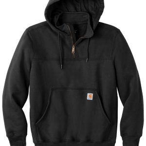 Carhartt Rain Defender Paxton Heavyweight Hooded Zip Mock Sweatshirt. CT100617
