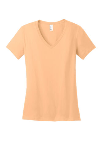 District - Women's Perfect Weight V-Neck Tee. DM1170L