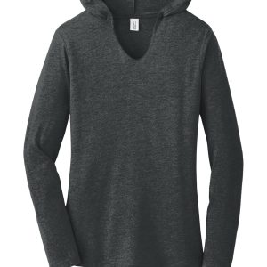 District Women's Perfect Tri Long Sleeve Hoodie. DM139L