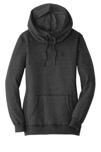 District Women's Lightweight Fleece Hoodie. DM493