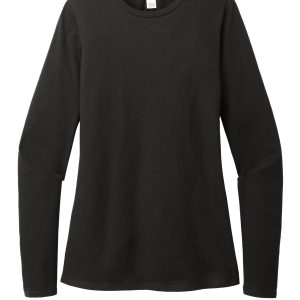 District Women's Perfect Blend CVC Long Sleeve Tee DT110