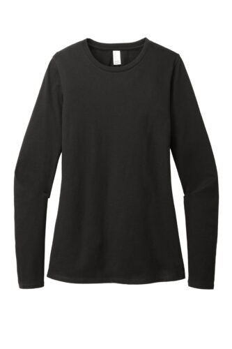 District Women's Perfect Blend CVC Long Sleeve Tee DT110