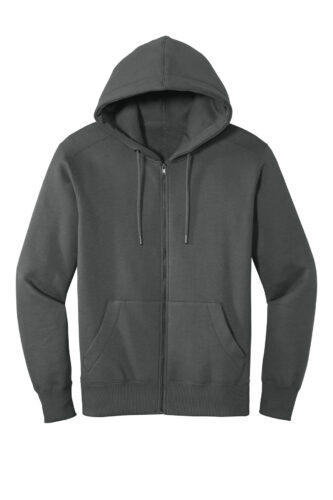 District Perfect Weight Fleece Full-Zip Hoodie DT1103