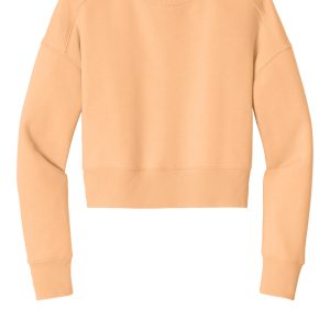 District Women's Perfect Weight Fleece Cropped Crew DT1105