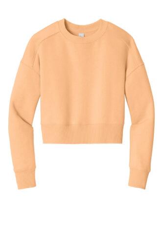 District Women's Perfect Weight Fleece Cropped Crew DT1105