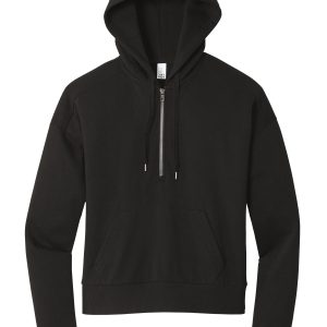 District Women's Perfect Tri Fleece 1/2-Zip Pullover DT1311