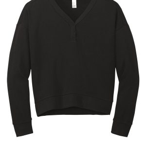 District Women's Perfect Tri Fleece V-Neck Sweatshirt DT1312