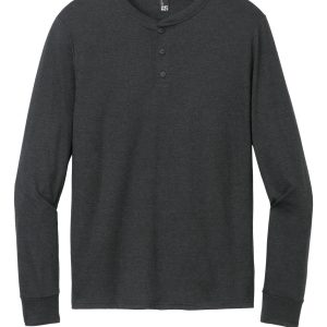 District Perfect Tri Long Sleeve Henley DT145