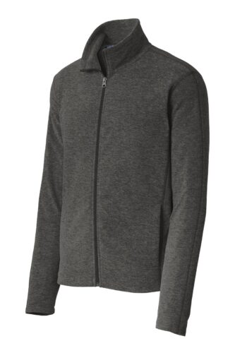 Port Authority Heather Microfleece Full-Zip Jacket. F235