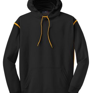 Sport-Tek Tech Fleece Colorblock Hooded Sweatshirt. F246
