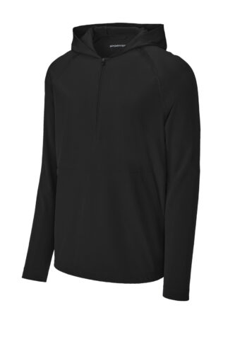 Sport-Tek Repeat 1/2-Zip Long Sleeve Hooded Jacket JST488