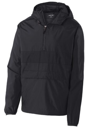 Sport-Tek Zipped Pocket Anorak. JST65