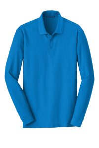 Port Authority Long Sleeve Core Classic Pique Polo. K100LS