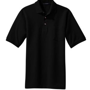 Port Authority Heavyweight Cotton Pique Polo with Pocket. K420P