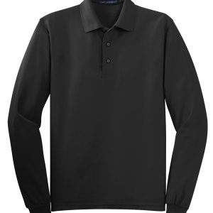 Port Authority Silk Touch Long Sleeve Polo. K500LS