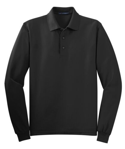 Port Authority Silk Touch Long Sleeve Polo. K500LS