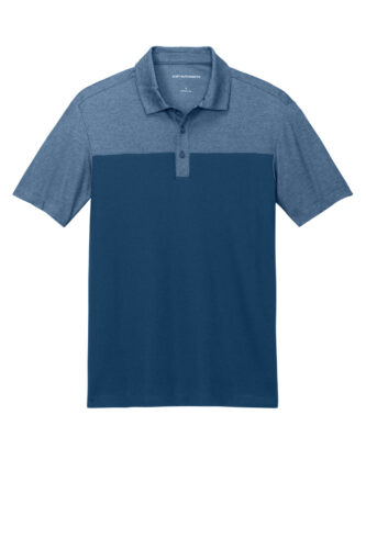 Port Authority Fine Pique Blend Blocked Polo K831