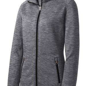 Port Authority Women's Digi Stripe Fleece Jacket. L231