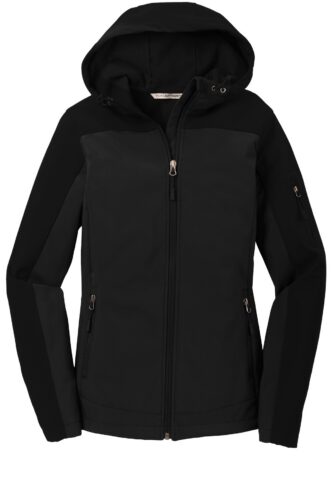 Port Authority Women's Hooded Core Soft Shell Jacket. L335