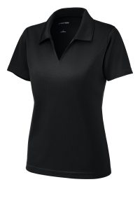 Sport-Tek Women's Dri-Mesh V-Neck Polo. L469