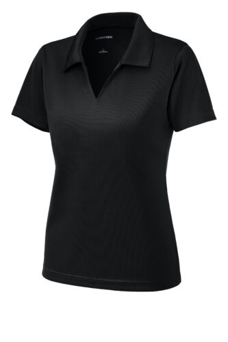 Sport-Tek Women's Dri-Mesh V-Neck Polo. L469